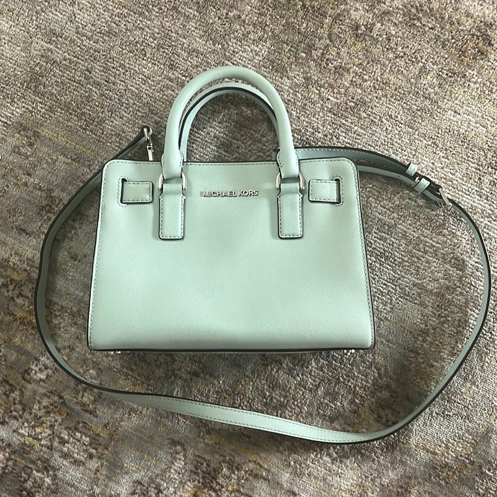 Michael kors pastel blue bag